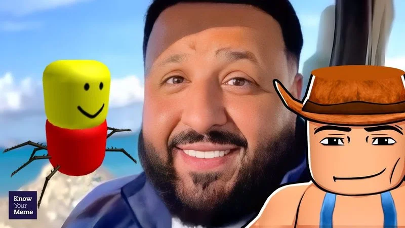Does DJ Khaled actually say life is Roblox?