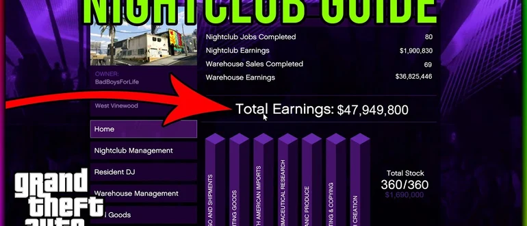 does owning a nightclub gta 5 make money