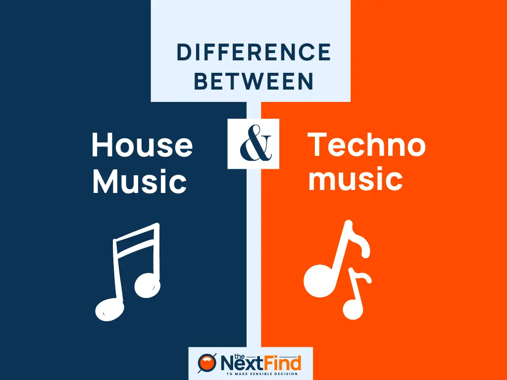 What is the difference between techno and house music?