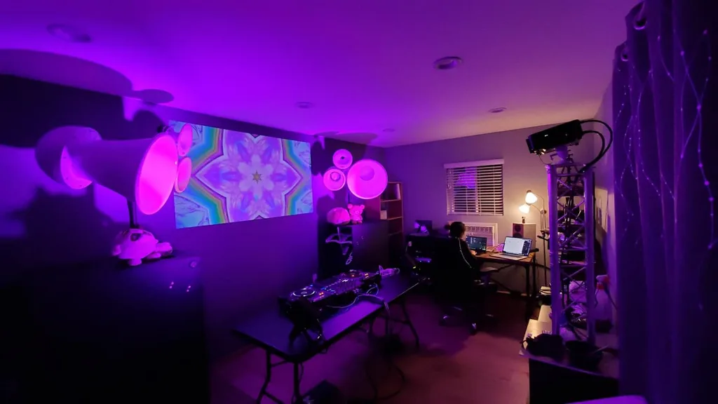 How do I set up a Rave at home?