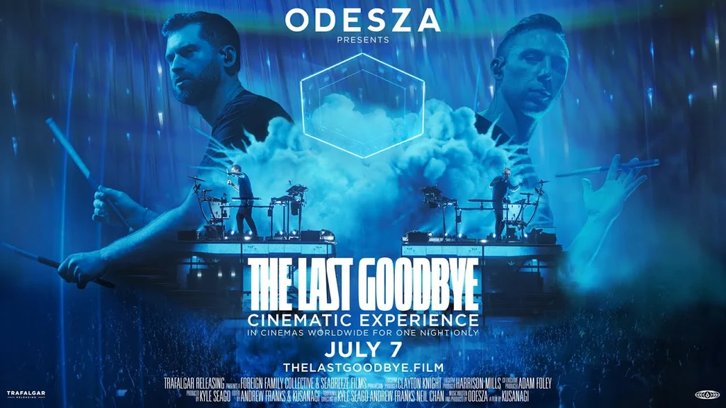How long is the Odesza cinematic experience?