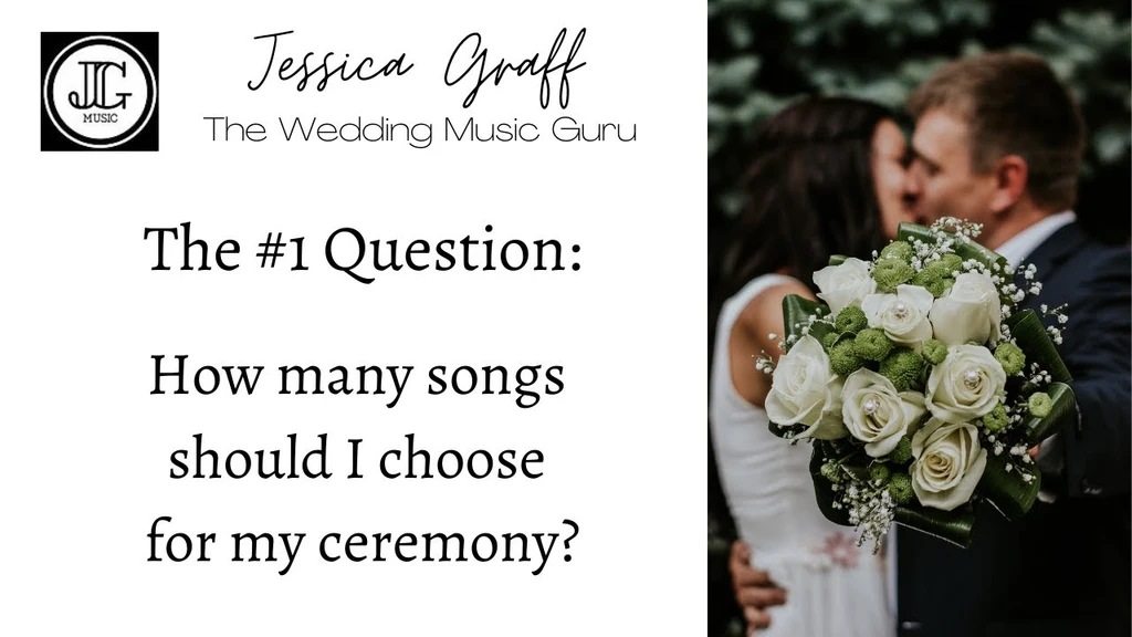 How many songs do you need for your wedding day?