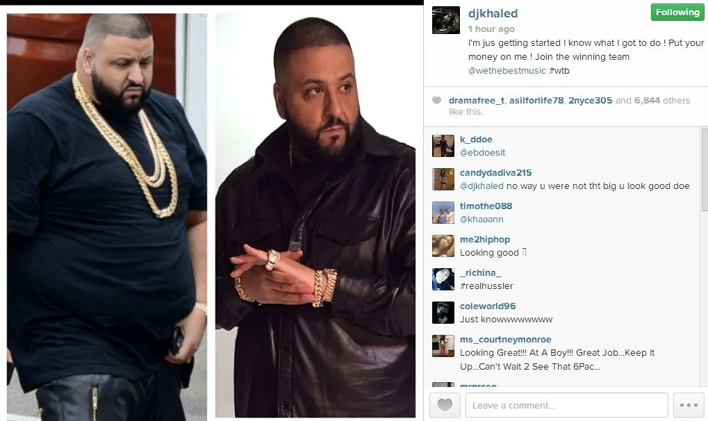 How much does DJ Khaled weight?