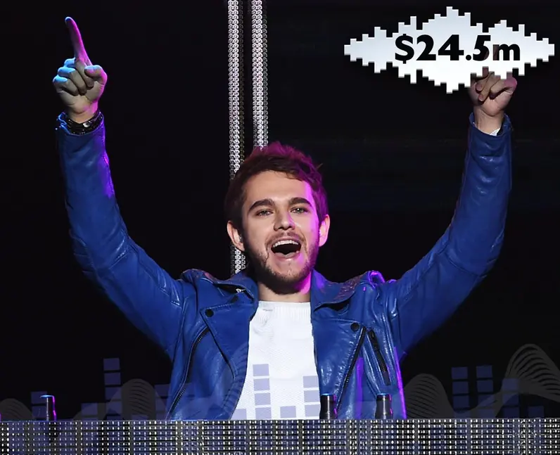 How much does Zedd get paid?