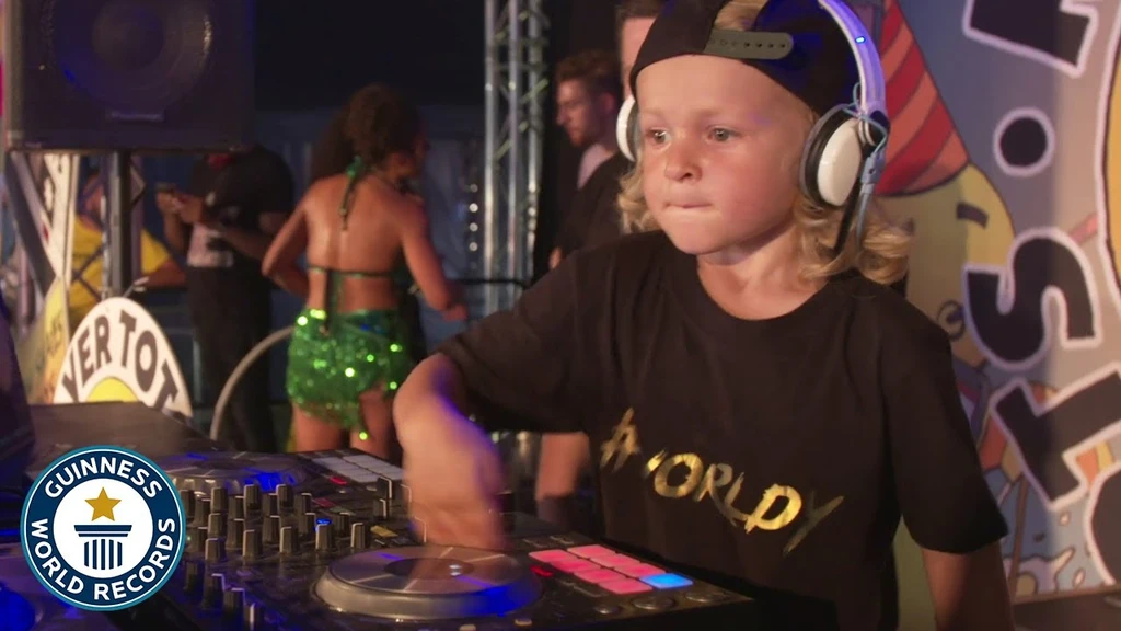 How old is the world's youngest DJ?