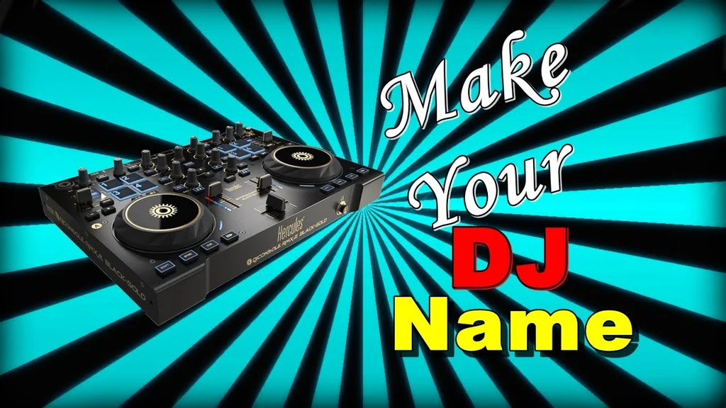 How to make your own DJ name?
