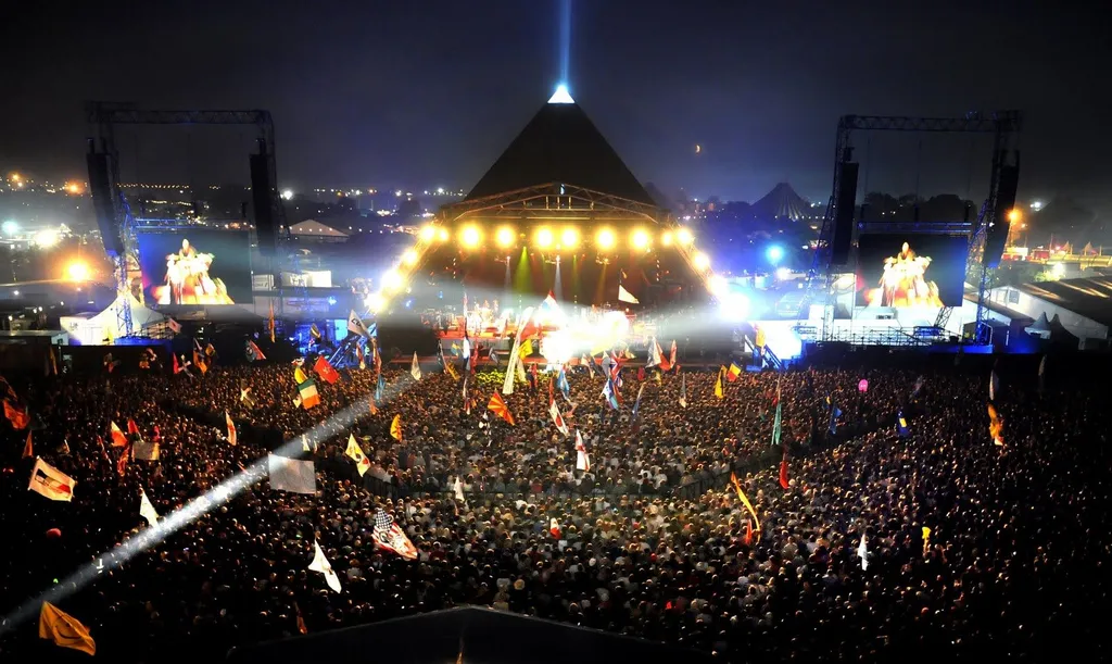 Is Glastonbury the largest music festival in the world?