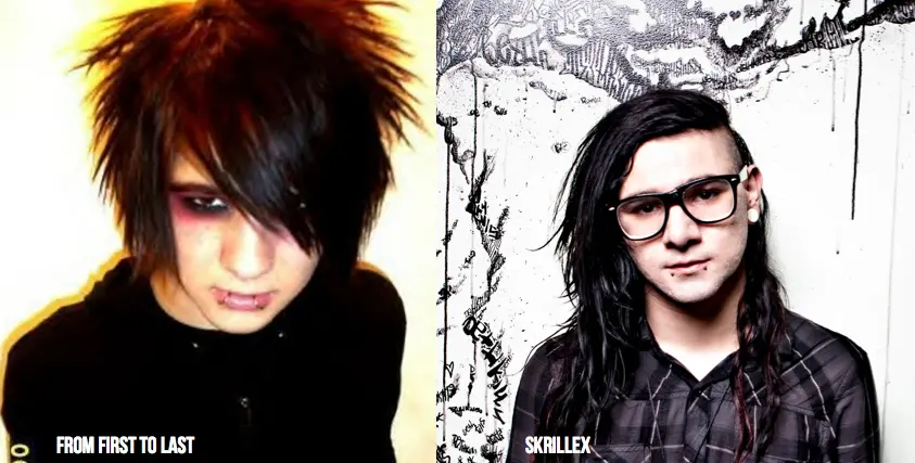 Is the lead singer of From First to Last Skrillex?