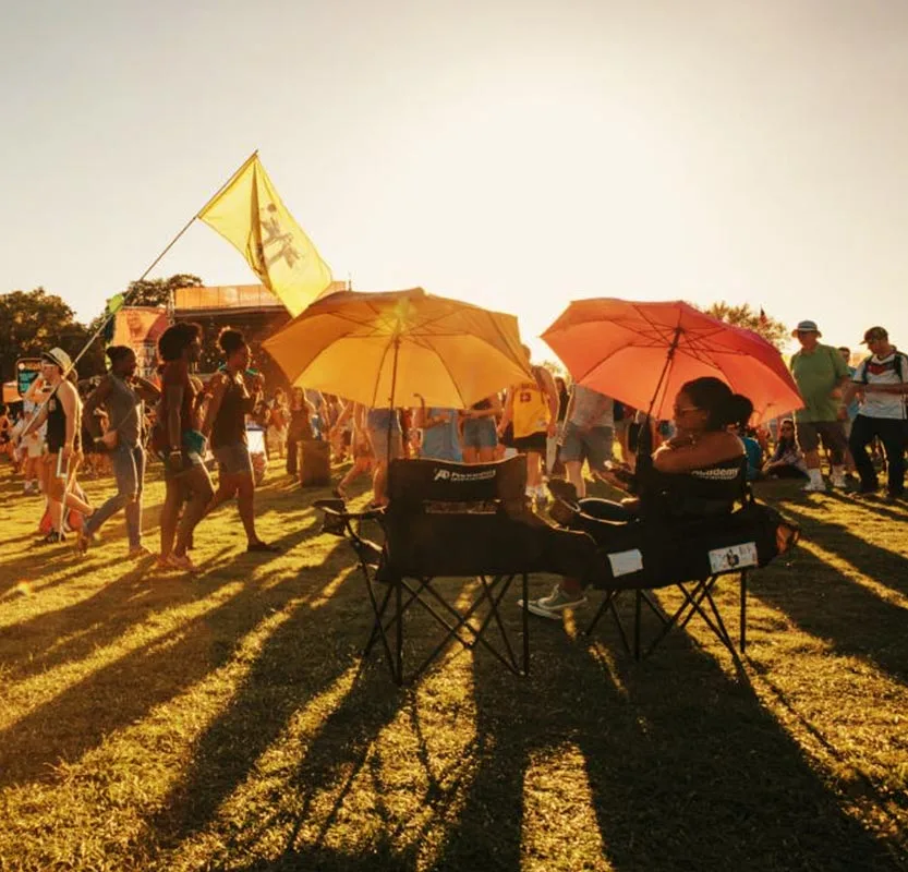 Should I take a chair to a music festival?