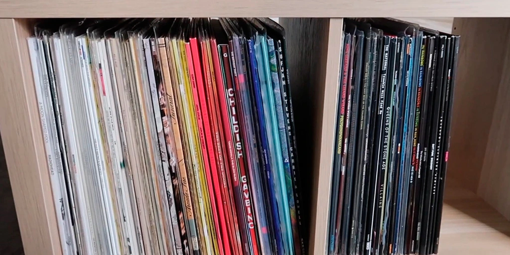 Why can't you store vinyls flat?