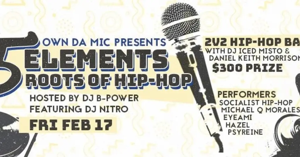 What are the 5 elements of hip hop?
