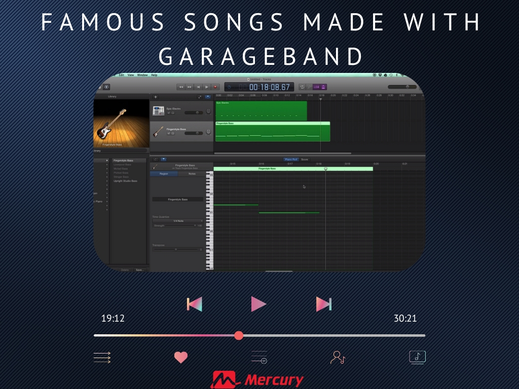 What famous song was made on GarageBand?