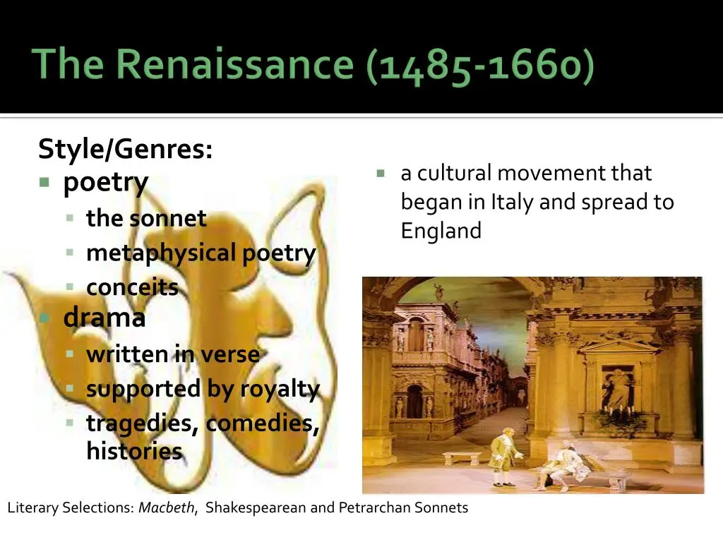 What genre is Renaissance?