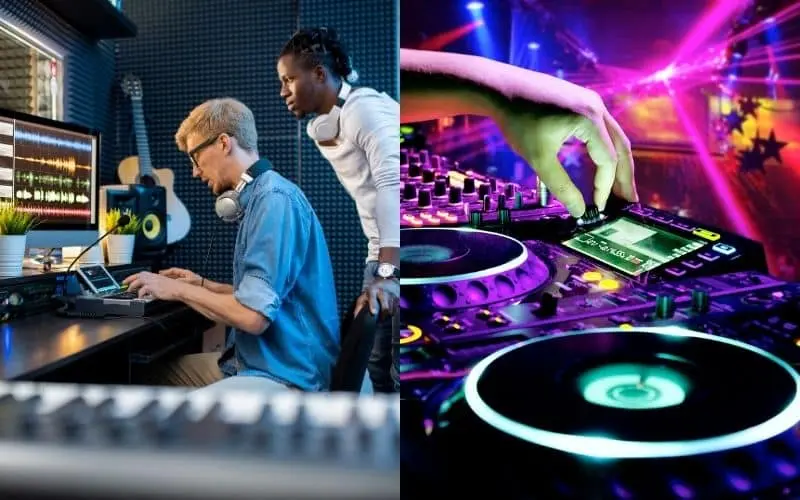 Is a music producer the same as a DJ?