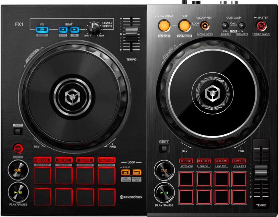 What is the difference between DDJ-400 and DDJ RB?