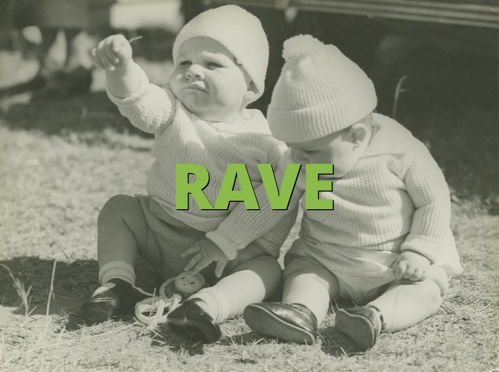 What is a raver slang?