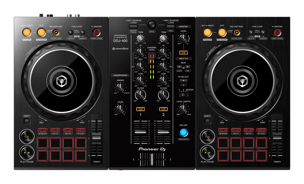 What does the shift button do DDJ-400?