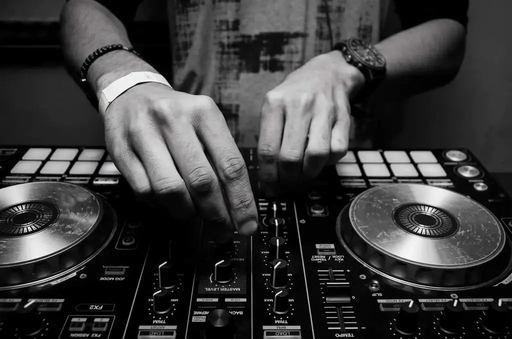 What is the thing that DJs use to DJ?