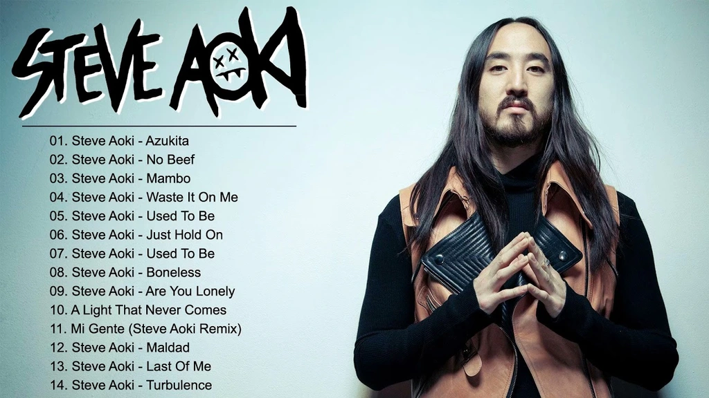 What songs is Steve Aoki known for?
