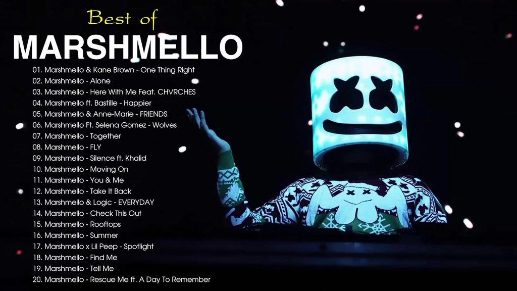 How many albums did Marshmello make?