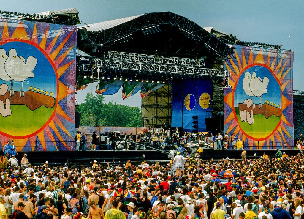 Where did the Woodstock music festival take place?