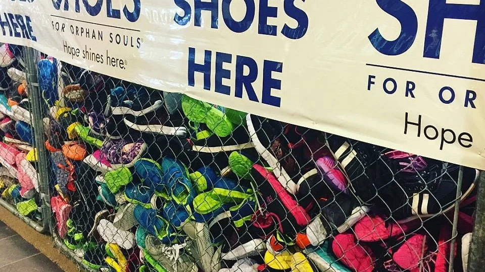 Who has 10,000 pairs of shoes?