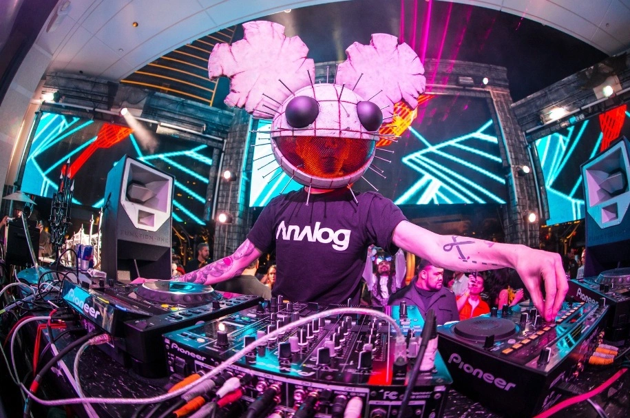 What DJ wears a pig mask?