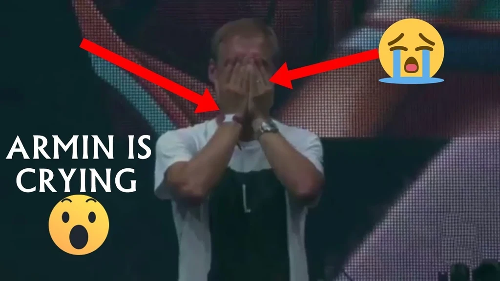 Why did Armin van Buuren cry?