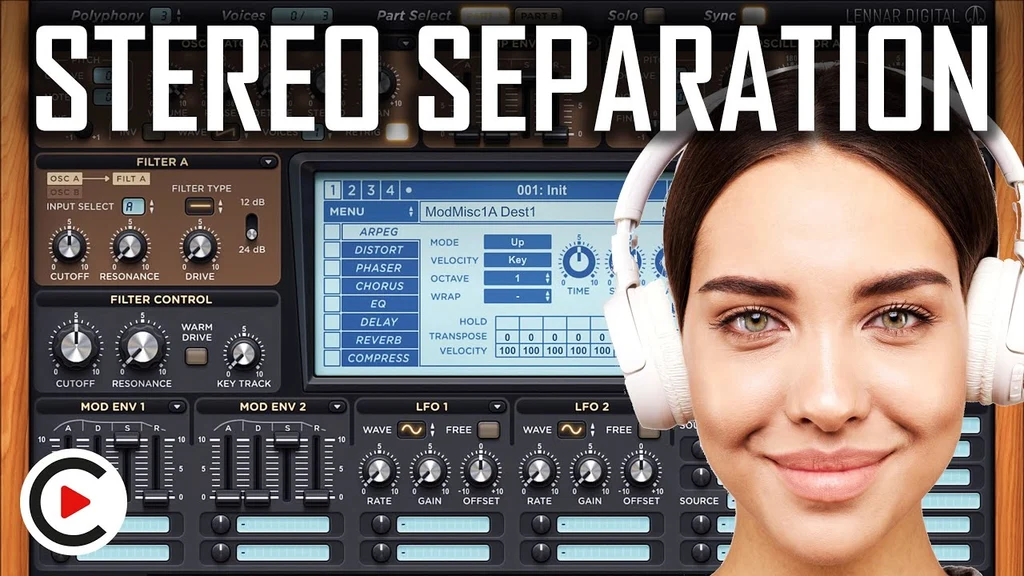 Stereo Separation, FL Studio, управление, mid, Width, регулятор