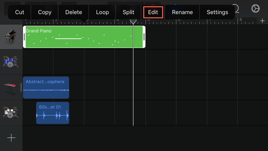 Garageband, темп, изменение, скорость, тональность, режим