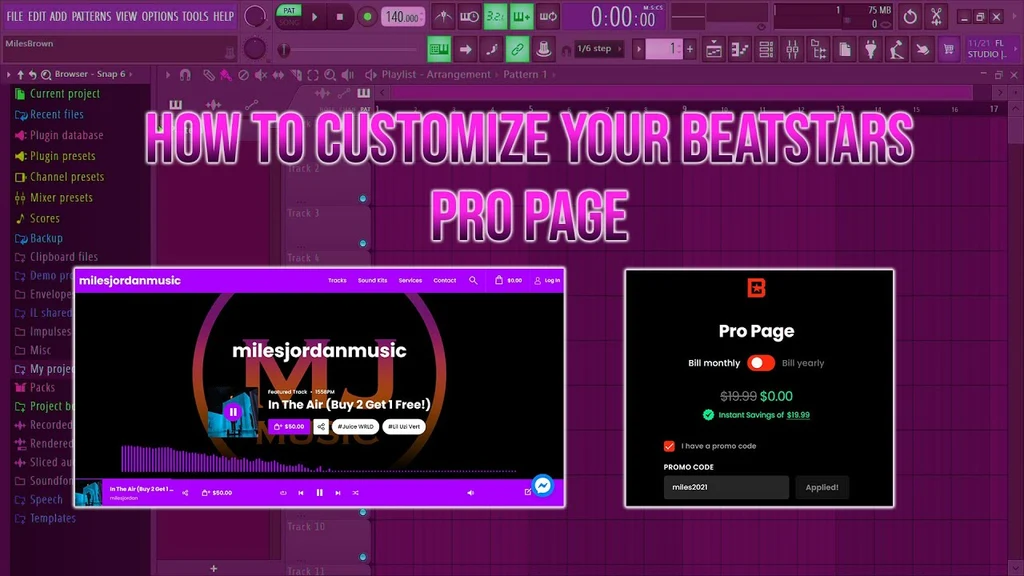 BeatStars, Promote, альбом, профиль, время, бюджет