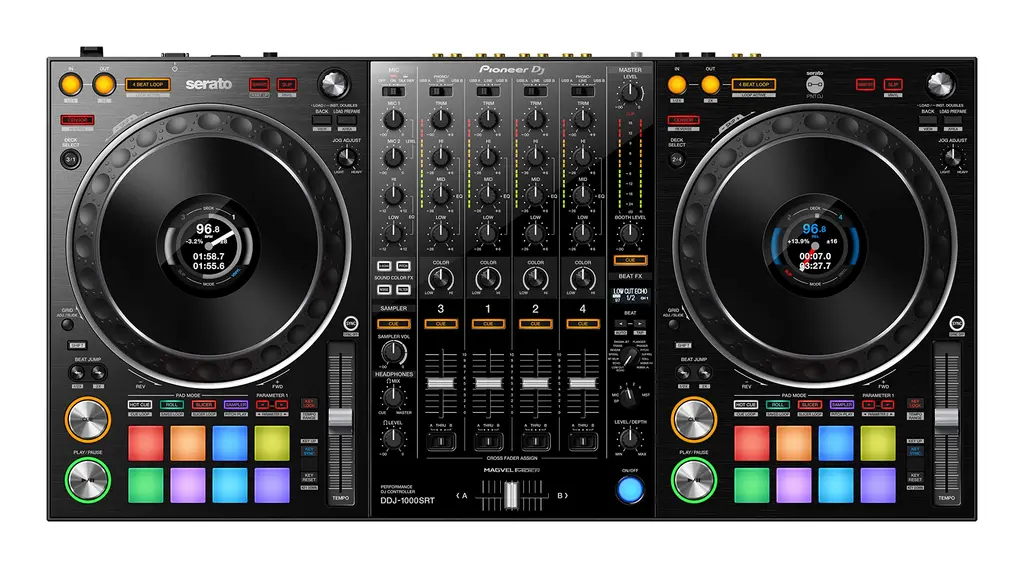 Pioneer DJ, контроллер, Serato, DDJ, T1, Traktor