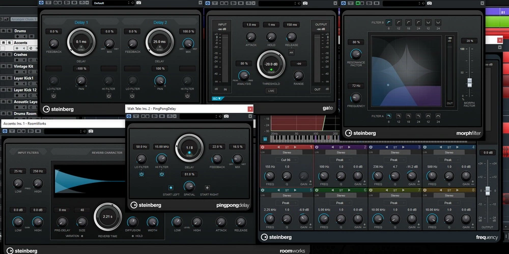 VST, Cakewalk Sonar, Renoise, Cubase, Nuendo, Sound Forge, ACID, плагин, синтезатор, формат, эффект, удобство, хранение, простота, достоинство, семплер, ромплер, instrument, VSTi, разновидность