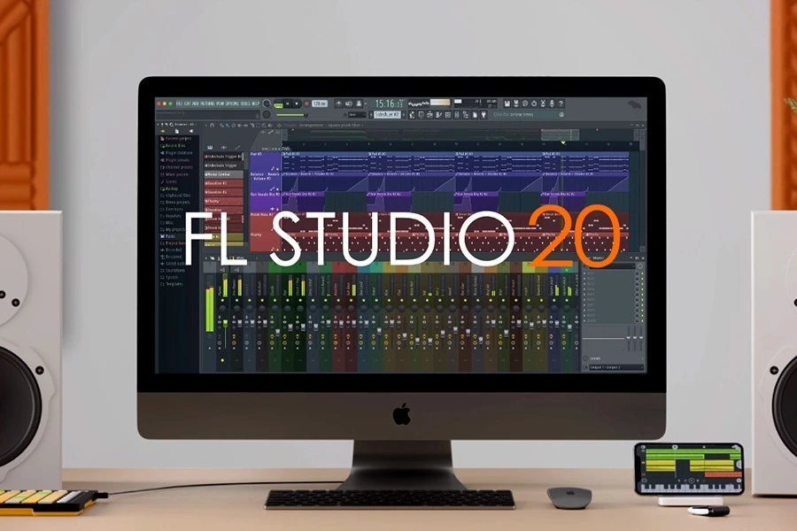 Чтобы сохранить проект в Fl Studio необходимо нажать File (посмотрите в верхнем левом углу программы