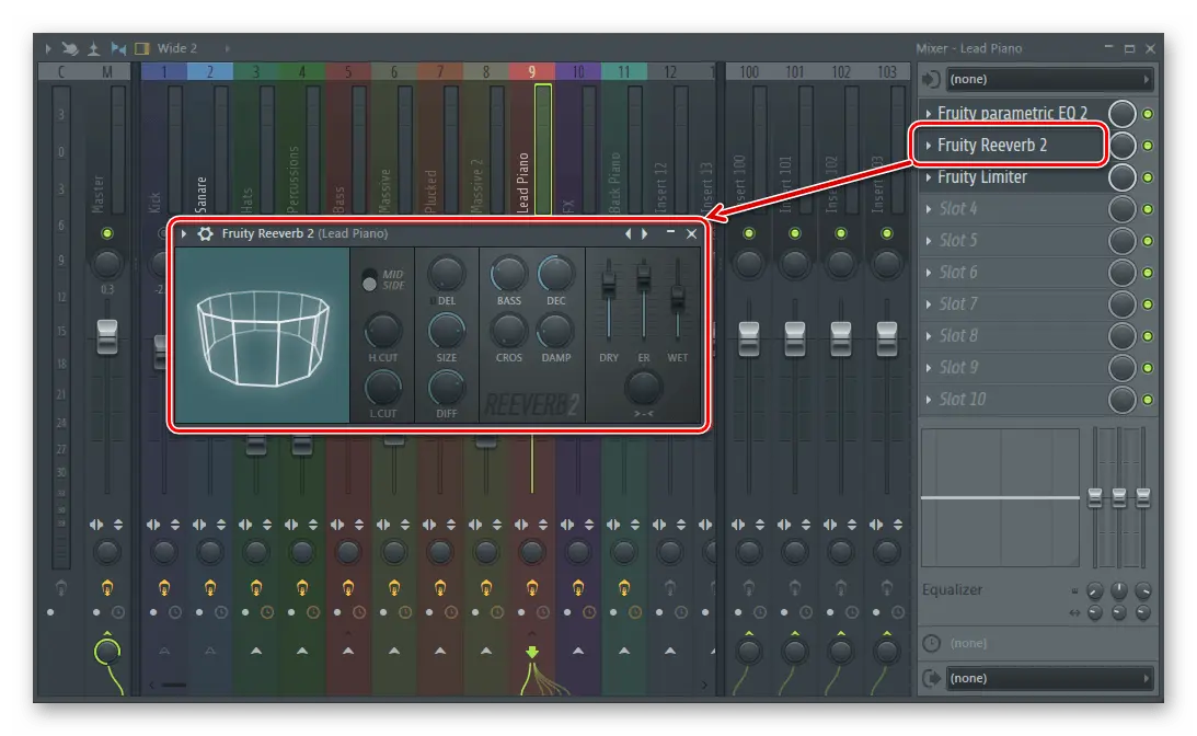 Группировка плагинов в FL Studio Открываем программу