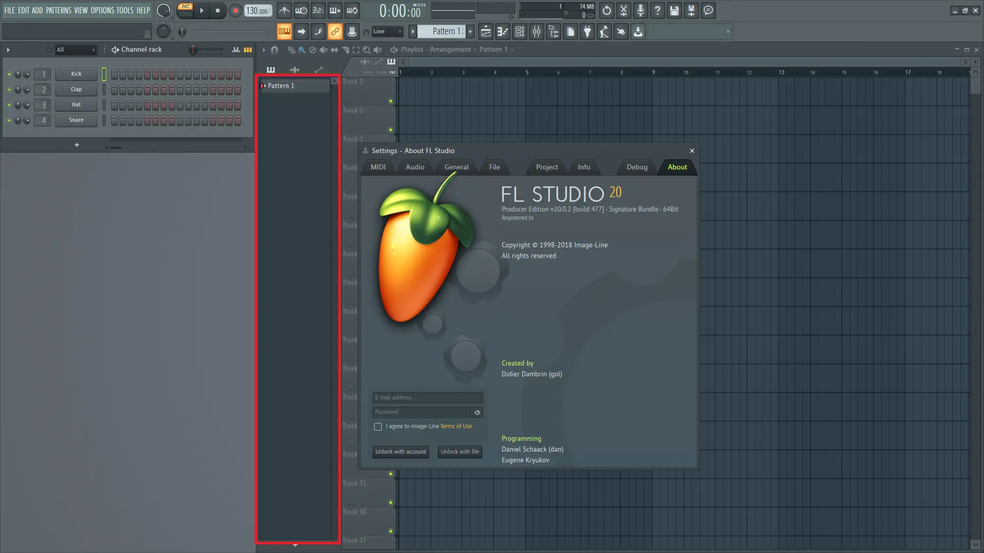 Fl Studio Информация о проекте Windows - откройте проводник Windows