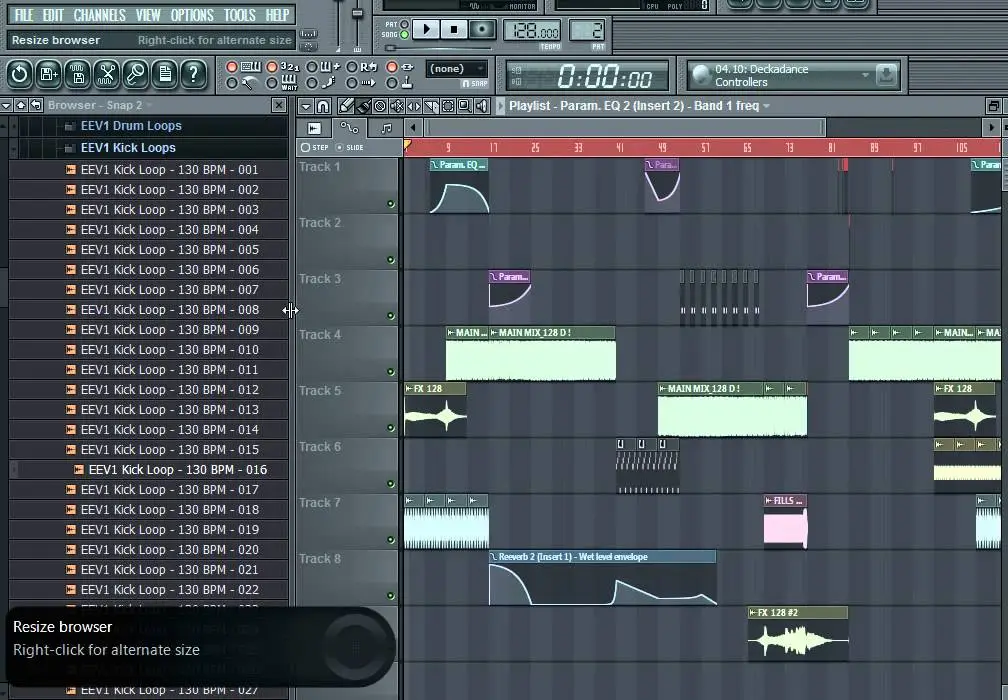 Как зациклить музыку в FL Studio