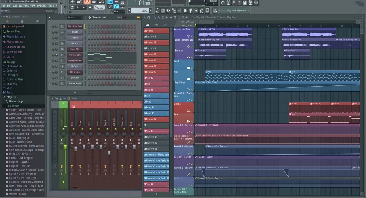 FL Studio поддерживает WAV, MP3