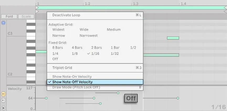 Ableton, Insert Marker, Маркёр, область, форма